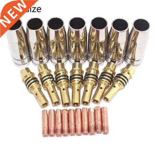 24pcs 1.2 15K Nozzles Contct Tips Holders MIG Welder Consu