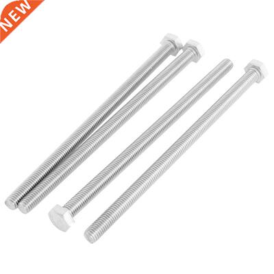 M8 x 150mm Fully Threaded Hex Head Screw Bolt 4 Pcs