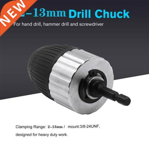 Self-locking Keyless Electric Drill Chuck 1.5-13mm 3/8-24UNF