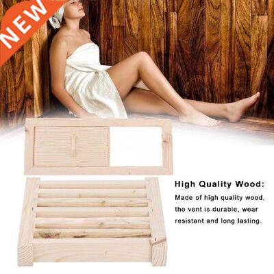 Wooden Sauna Air Vent Set Steam Room Sauna Equipment