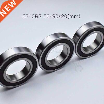 1pcs 6210RS 50*90*20(mm) chrome steel rubber Sealed High sp