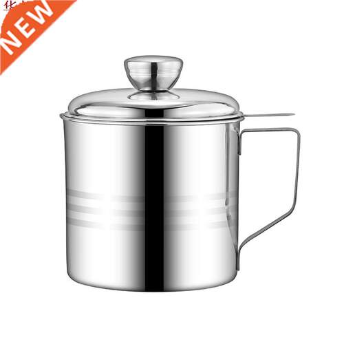 Pot de stockage d'huile en acier inoxydable | 1,2l, Pot de