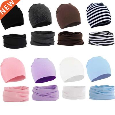 2Pcs Baby Hat Scarf Set Autumn Wnter Warm Boys Grls Neck C