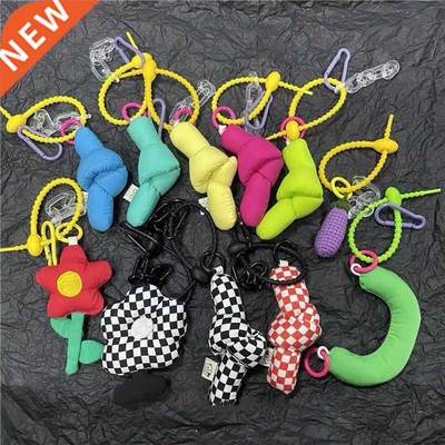 Cute Keychain Korean Fashion Heart Ball Pendant Creative Car