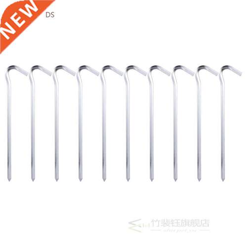 10Pcs Tent Pegs Question Mark Shape Outdoor Hiking Camping T