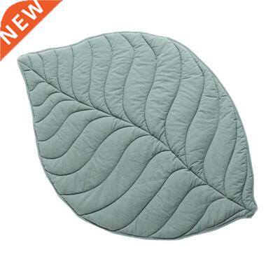 Leaf Rug Soft Cotton Floor Mat Rugs Baby Kids Bedroom Nurser