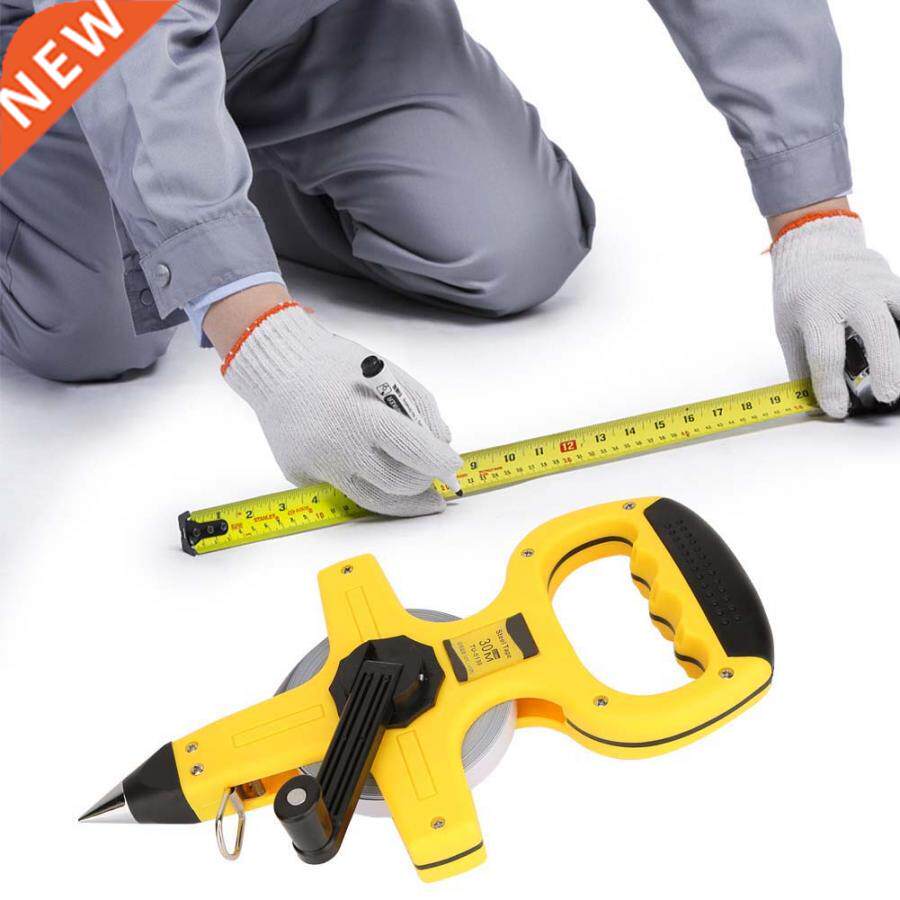 tape measure 30m open reel portable stainless steel tape mea