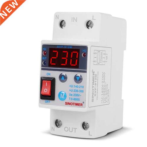 220V 40A Adjustable Reconnect Over and Under Voltage Protect