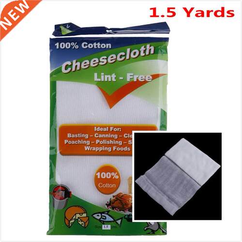 1.5 Yards White Cotton Fabric Butter Cheese Wrap Cloth Kitch