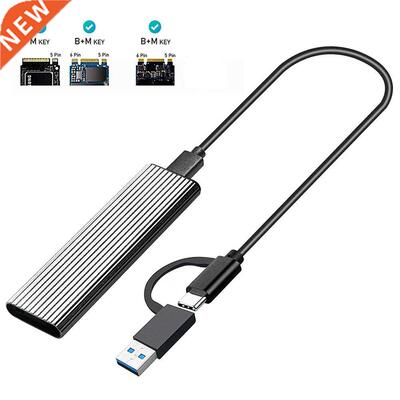 For M.2 SSD Dual Protocol M2 NVMe/NGFF SATA SSD Case 10Gbps