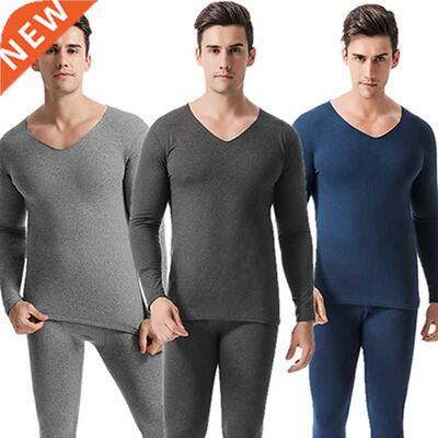 New Men Underwear Long Johns suit Velvet Thermal Sets Men Wa
