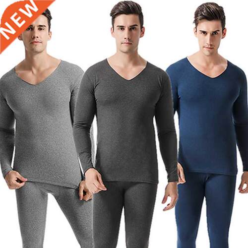 New Men Underwear Long Johns suit Velvet Thermal Sets Men Wa