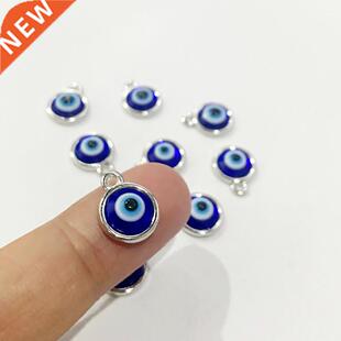 10pcs Cute Mini Resin Turkish Evil Eye Charms Lucky Demon Ey