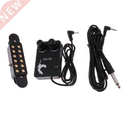 Plastic Acoustic Guitar EQ Sound Hole Pickup with Tuner