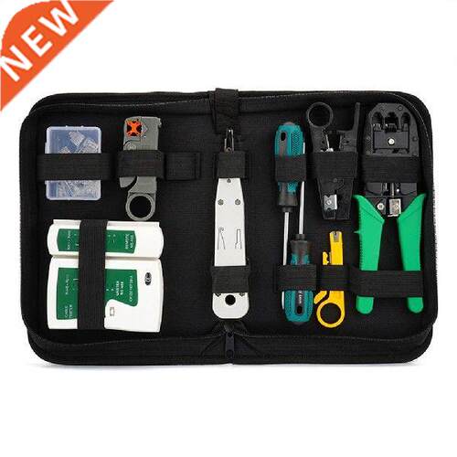 12pcs/set Network Repair Tool Set Cable Stripping/Pressing