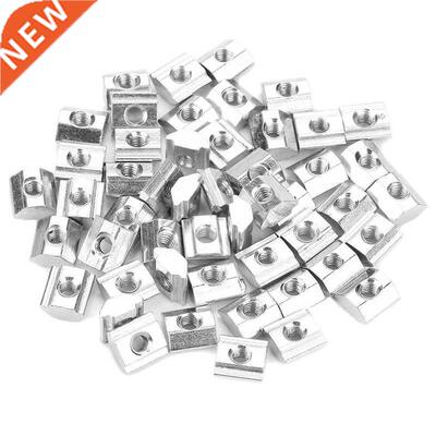 50Pcs Carbon Steel Sliding T-Slot Nut for 20 Series Aluminum