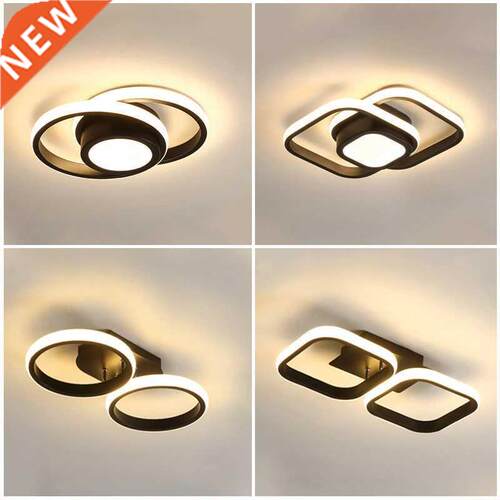 LED Ceiling Lamp for Corridor Balcony Black&white 20W 22