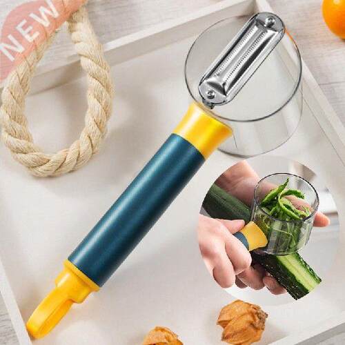 Peeler With Rubbish Bin Stainless Steel Multi-function