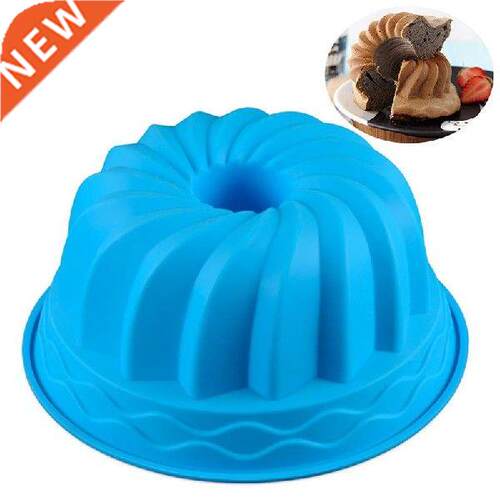 Random Color Silicone Cake Round Shape Mold Kitchen