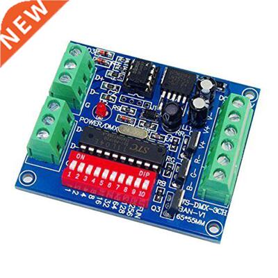 3 Channel DMX512 Controller Driver DMX Decoder 15A For RGB L