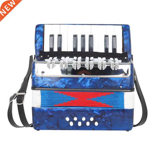 17 Key 8 Bass Professional Mini Portable Accordion Beginner