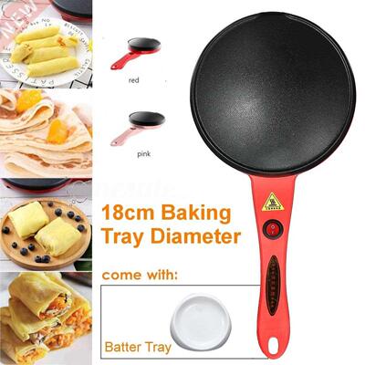 Electric Crepe Maker 220V 600W Non Stick Pancake Baking Pan