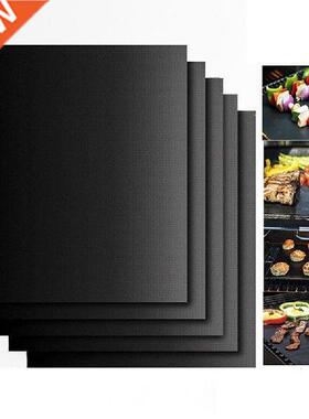 2 PCS 40x33CM BBQ Grill Mat Non-Stick Pad for Gas Bake Cook