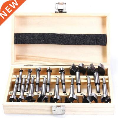 Forstner Drill Bit Set 15 Pcs 10mm - 50mm Woodworking Hole S