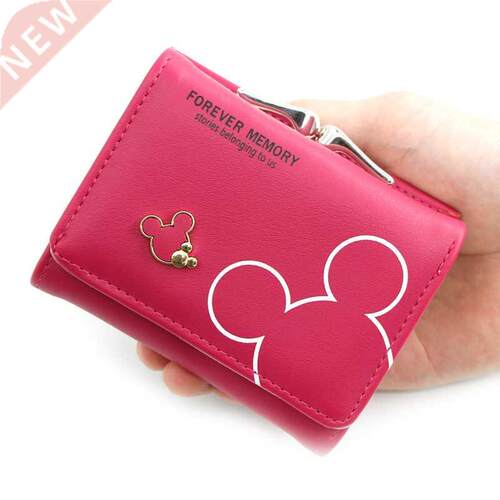 Mickey Mouse woman bag PU Fashion Cute wallet Designer Coin