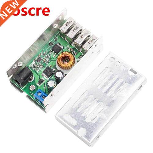 DC 9V-36V Step-Down Module Converter Car 4 USB Phone Chargin