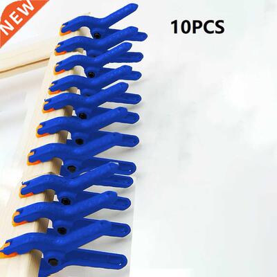 10Pcs 2inch Woodworking Spring Clamps Plastic Nylon Wood Bar
