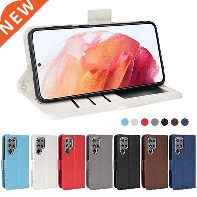 Flip Wallet Magnetic Case For Samsung Galaxy S22 Ultra 5g