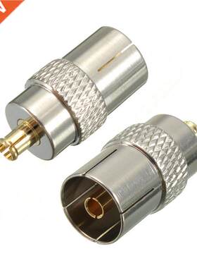 MCX Male Plug to Coax Coaxial Female Socket TV Antenna Aeria