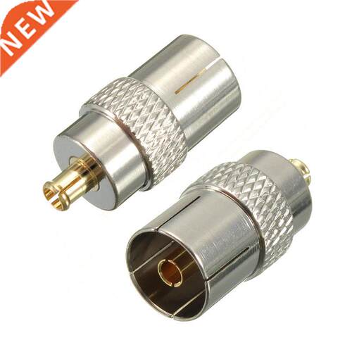 MCX Male Plug to Coax Coaxial Female Socket TV Antenna Aeria