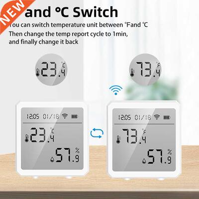 Tuya WiFi BT Temperature Humidity Detector Sensors Humidity