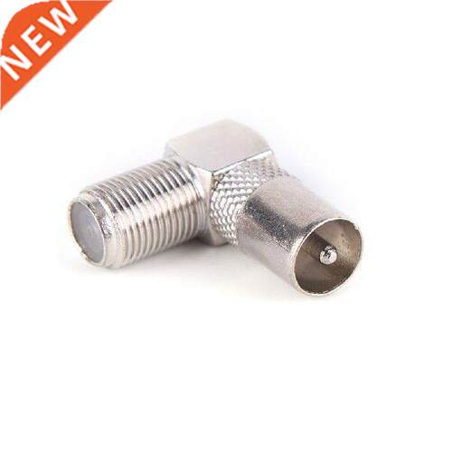 1pcs 90 Degree Right Angled TV Aerial Cable Connector RF