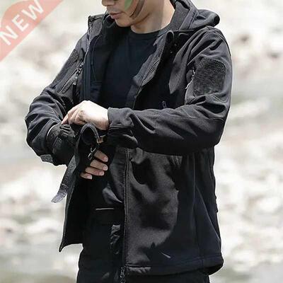 Military Shark Skin Soft Shell Men Tactical Windproof Waterp
