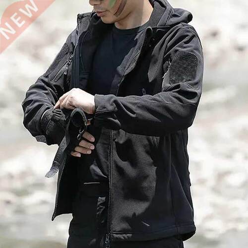 Military Shark Skin Soft Shell Men Tactical Windproof Waterp