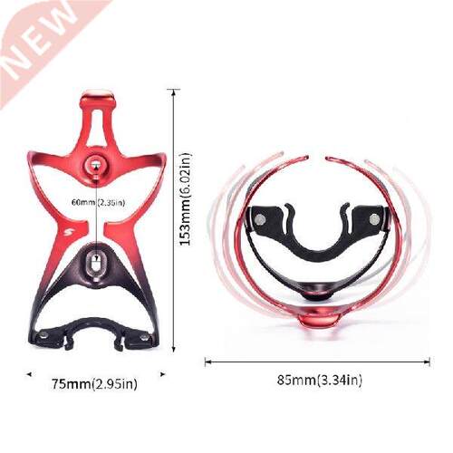 T4MF Bicycle Water Bottle Cage Aluminum Colorful Hollow