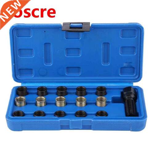 Useful hand Tool set 16Pcs 14mm x 1.25 Spark Plug Thread Rep