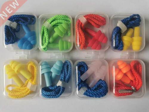 4pieces ox-packed comfort earplugs noise reduction silicone