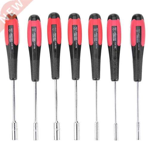 7pcs Non-slip Socket Driver Wrench Hex Nut Nutdriver 3mm-6mm