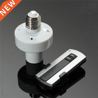 10M E27 Screw Remote Control Bulb Holder Cap Socket SwitchOn