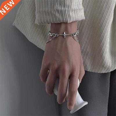 Fashon Sx-ponted Star Bracelet For Women Collar Goth Brac