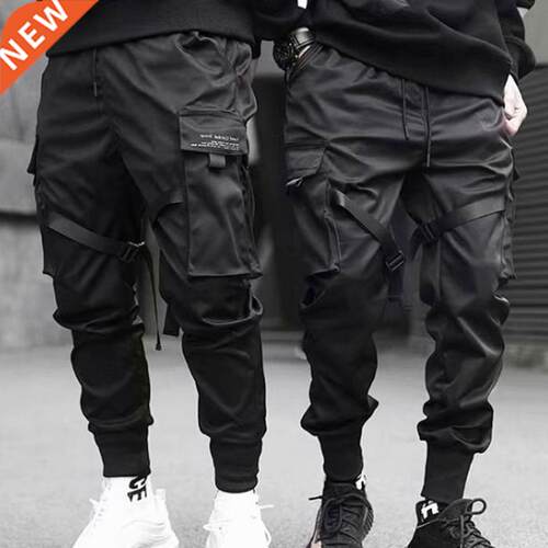 Men's Multi-pocket Casual Loose Cgo Pant Fashion Hem Pan