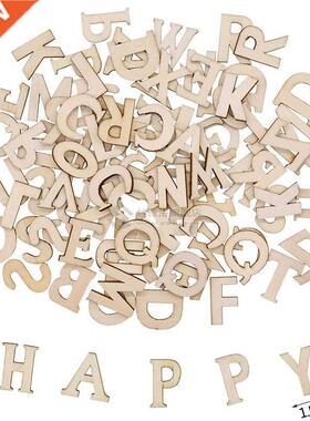 100pcs Wood English Alphabet Decorative Letters Wooden Numbe