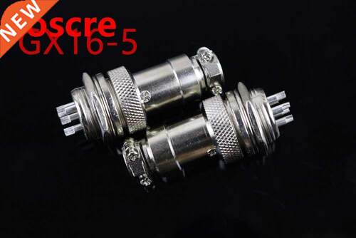 1Pcs Avaton Plug 5-Pn 16mm GX16-5 Male And Female Panel M