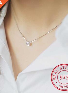 2022 New Drop Shipping 925 erling Silver Necklaces Cryal
