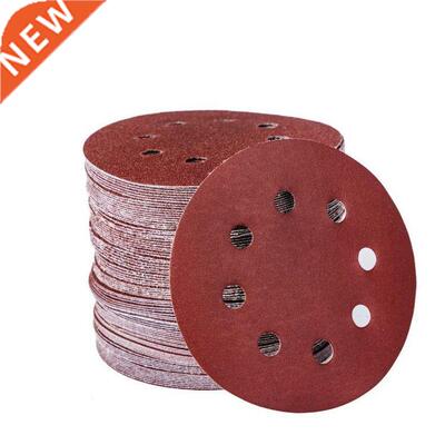 160 Pcs 125mm Round Shape Sanding Discs Hook Loop Sanding