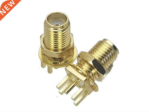 1Pcs Connector SMA Female jack Bulkhead Nut Solder PCB Clip